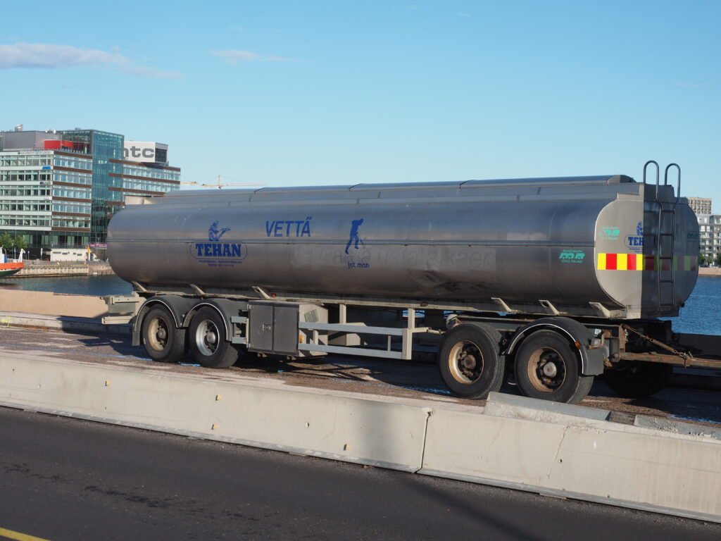 Industrial tanker truck